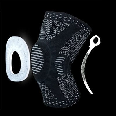 Knee Compression and Protector Sleeve Body Relief