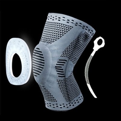 Knee Compression and Protector Sleeve Body Relief