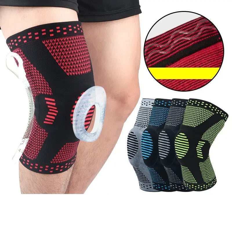Knee Compression and Protector Sleeve Body Relief