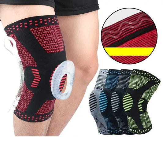 Knee Compression and Protector Sleeve Body Relief