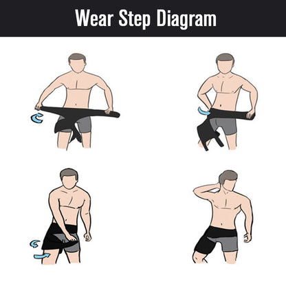Hip Brace and Thigh Compression Sleeve Body Relief