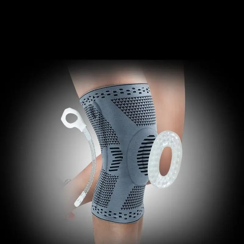 Knee Compression and Protector Sleeve Body Relief