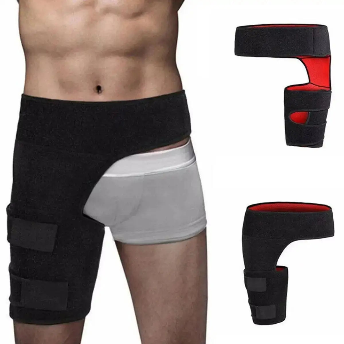 Hip Brace and Thigh Compression Sleeve
