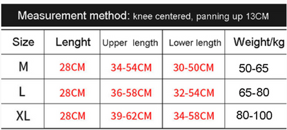 Knee Compression and Protector Sleeve Body Relief