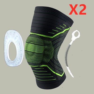 Knee Compression and Protector Sleeve Body Relief